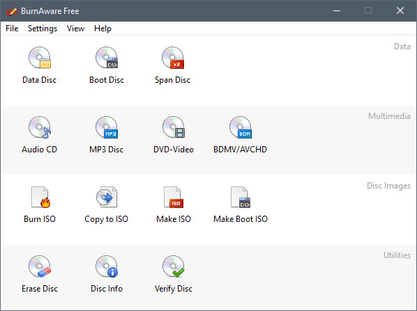 BurnAware Free 12.0: Fast, Lightweight, Feature-Packed Free Disc Burning for CDs, DVDs and Blu-ray